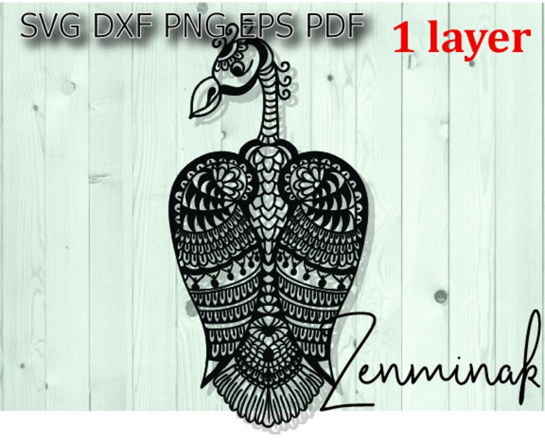 Download Eagle Mandala Svg In Intricate Cut Files American Eagle Folk Etsy