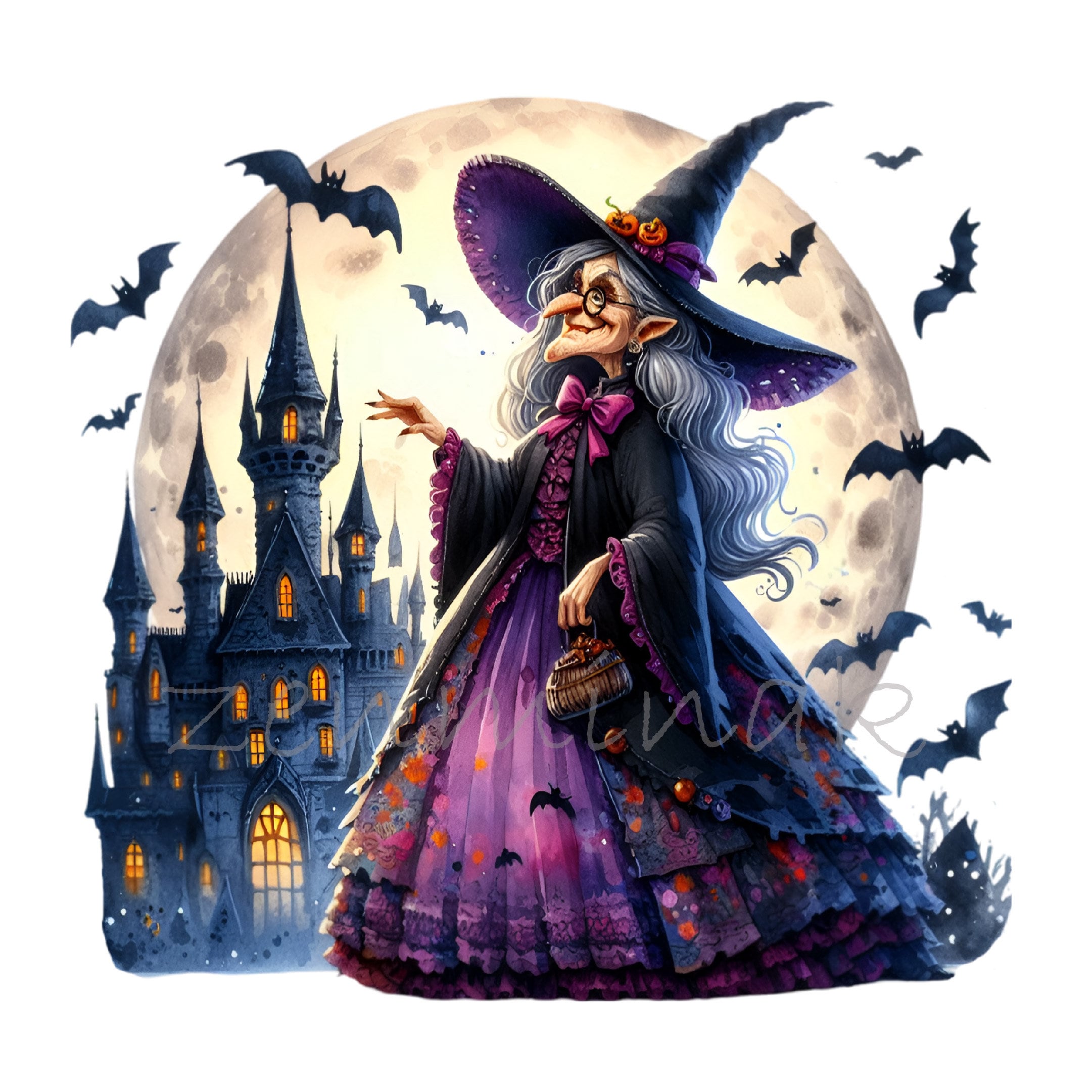 14 PNG Lustige Hexe Cliparts - Halloween Dame PNG - Cartoon Hexe mit  gruseligem Schloss für Partyeinladungen, Aufkleber und saisonales  Kunsthandwerk - Etsy Österreich, image size:2161x2161