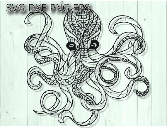 Download Octopus Svg Underwater Svg Sea Creatures Svg Sea Life Svg Etsy