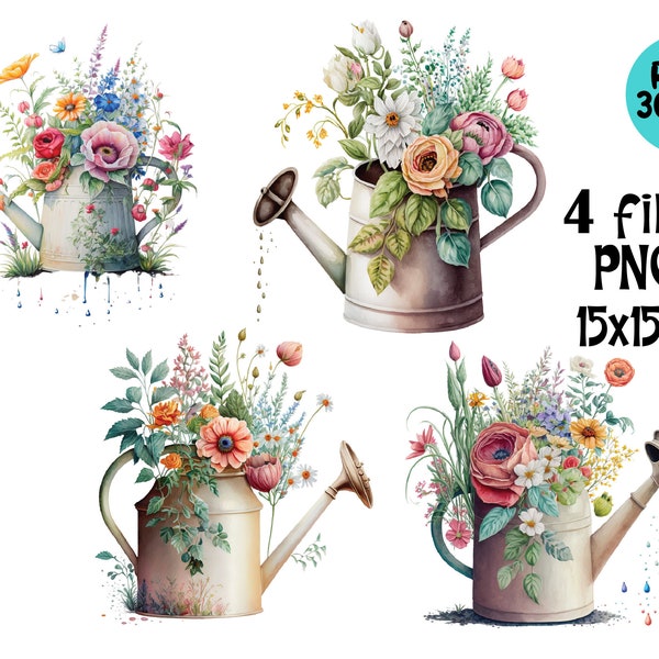 Watering Can Clipart