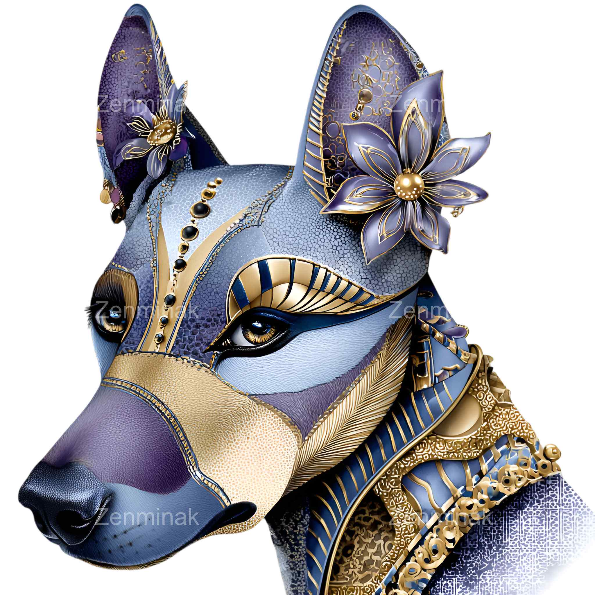 15 PNG Egyptian Anubis Clipart God Portrait, Ancient Mythology Animal ...