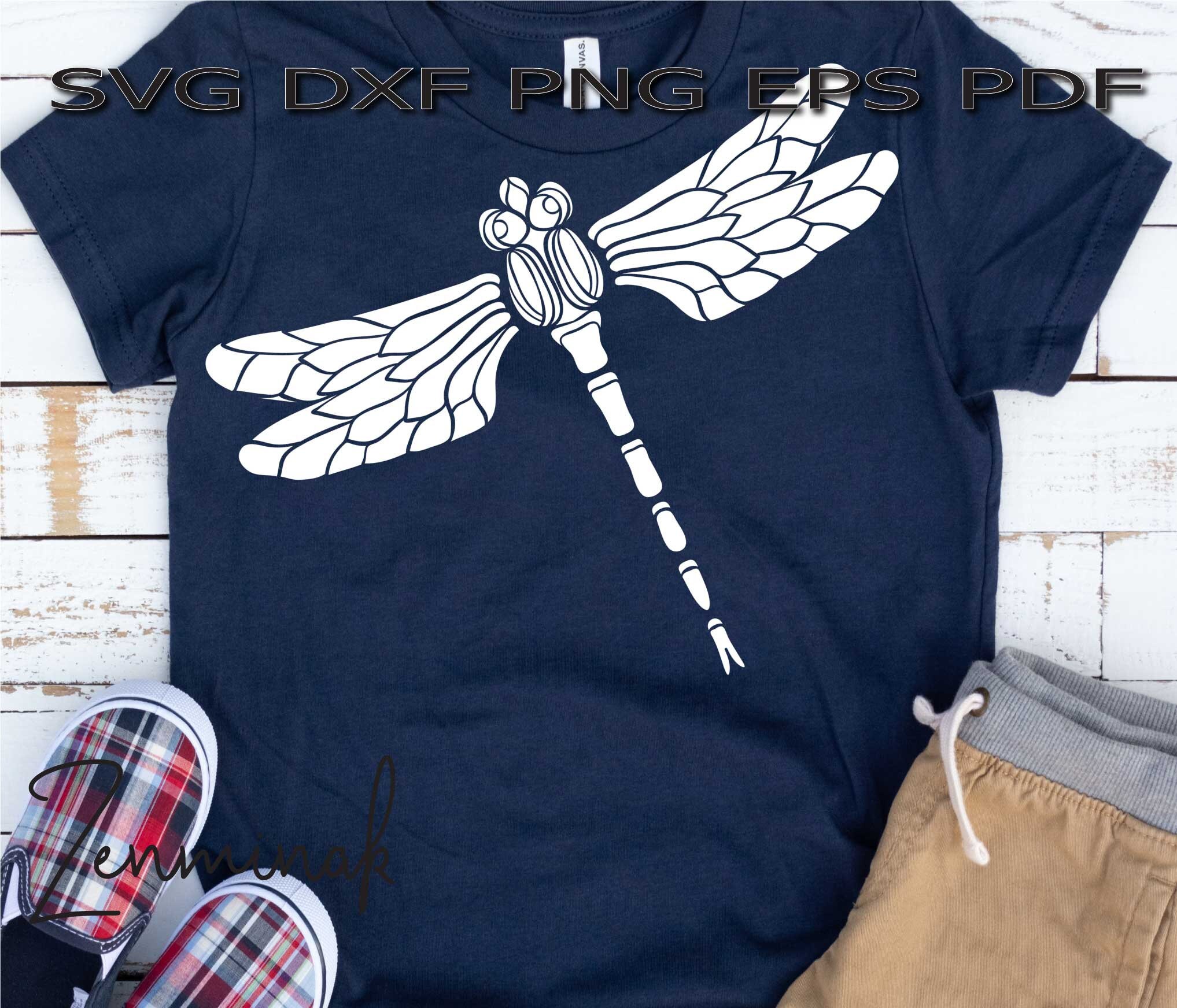 Download Dragonfly svg zentangle svg cricut svg | Etsy