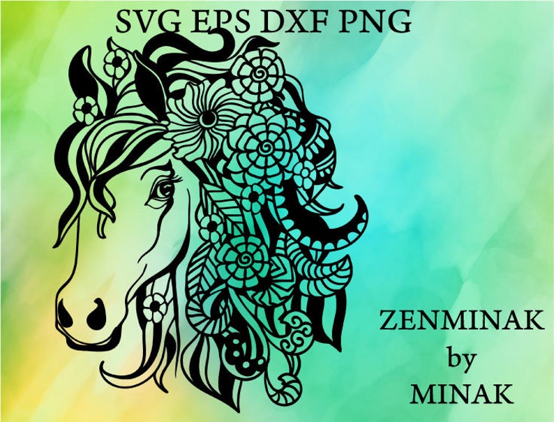 Download Horse mandala svg horse head svg wild horse svg mustang ...