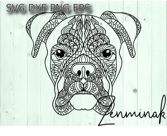 Download Boxer Svg Boxer Dog Svg Dog Face Svg Dog Mandala Svg Etsy
