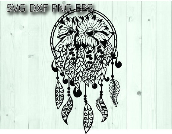 Download Mandala Owl Svg Dream Catcher Svg Intricate Svg Etsy