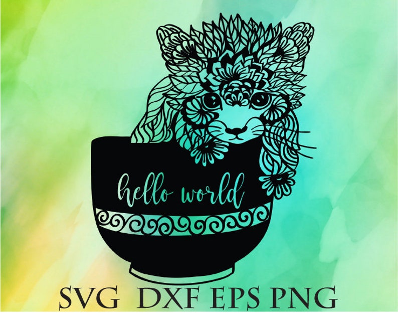 Download Kitten Face Svg Cat Mandala Svg Zentangle Cat Cat Svg Design Cat Svg For Tshirt Cat Tote Bag Svg Animal Mandala Cat Outline For Cricut Craft Supplies Tools Paper Party