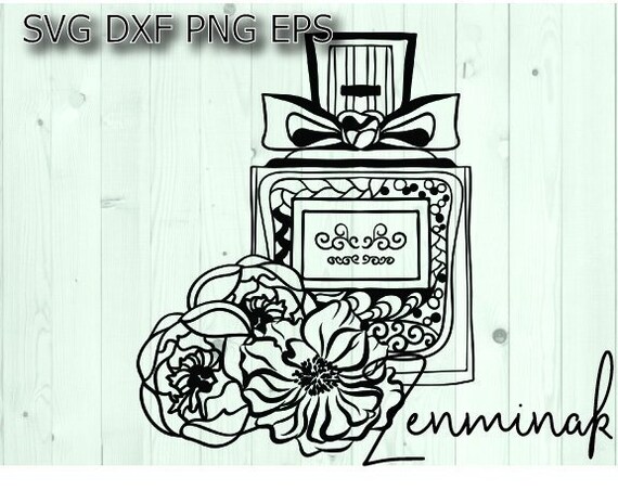 Perfume Bottle Svg Etsy