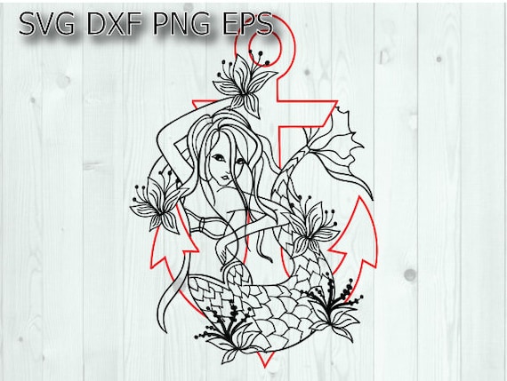 Download Free Mermaid Mandala Svg Mermaid Tail Clipart Mermaid Life Svg Etsy SVG Cut Files