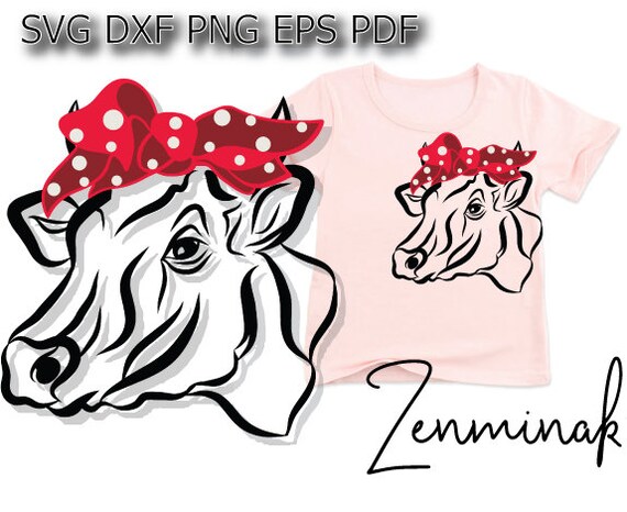 Download Free Cow Bandana Svg Heifer Head Svg Vector Png Cut File Etsy SVG Cut Files
