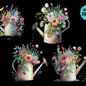 Watering Can Clipart - Etsy