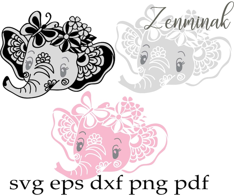Download Free Baby Elephant Svg Etsy SVG Cut Files
