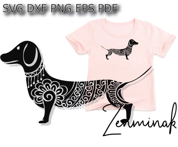 Download Dachshund Svg Mandala Zentangle Svg Png Vector Cut Etsy PSD Mockup Templates