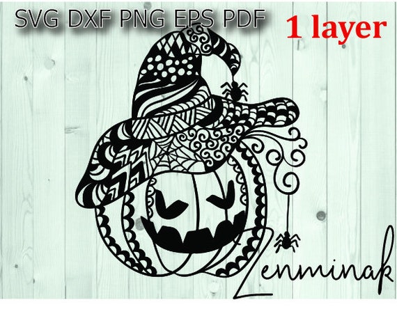 Download Pumpkin Hat Svg Mandala Zentangle Lover Mom Girl Lover Tshirt Farm Pillow Wall Art Decor Mug