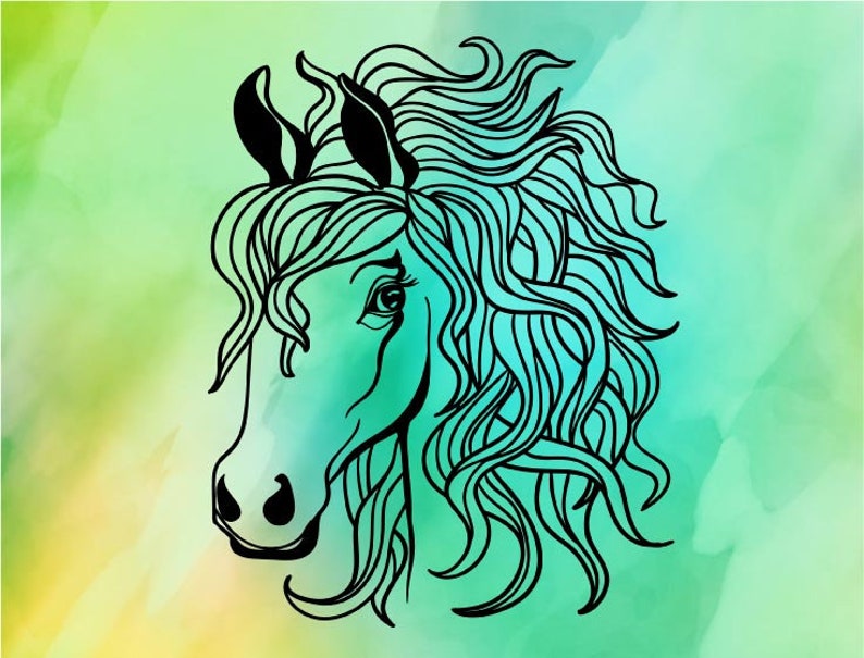 Download Horse mandala svg horse head svg | Etsy