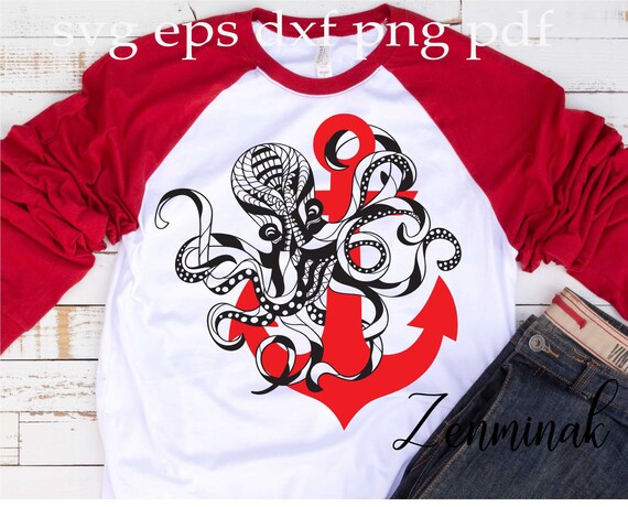 Download Free Octopus Svg Anchor Svg Mandala Svg Etsy SVG Cut Files