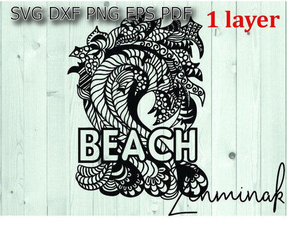 Download Beach Logo Svg Summer Word House Wall Art Decor Nautical Shirt Etsy