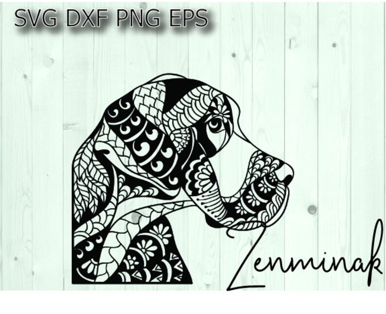 Download Great Dane svg / animal mandala svg | Etsy