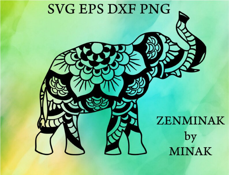 Download Elephant mandala svg floral elephant svg mandela svg | Etsy