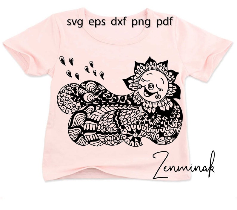 Download Summer Mandala Svg Sun Beach Waves Sunset Girl Shirt Svg Etsy