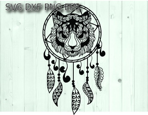 Download Tiger Head Svg Dream Catcher Svg Native American Svg Etsy