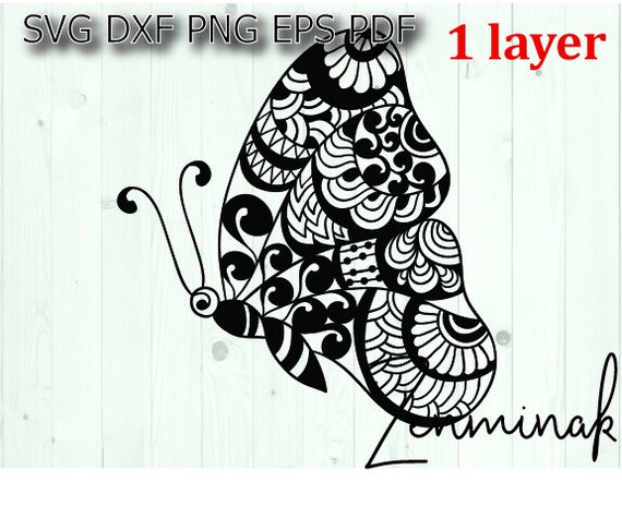 Download Free Butterfly Mandala Svg Vector Clipart Cut File Etsy SVG Cut Files