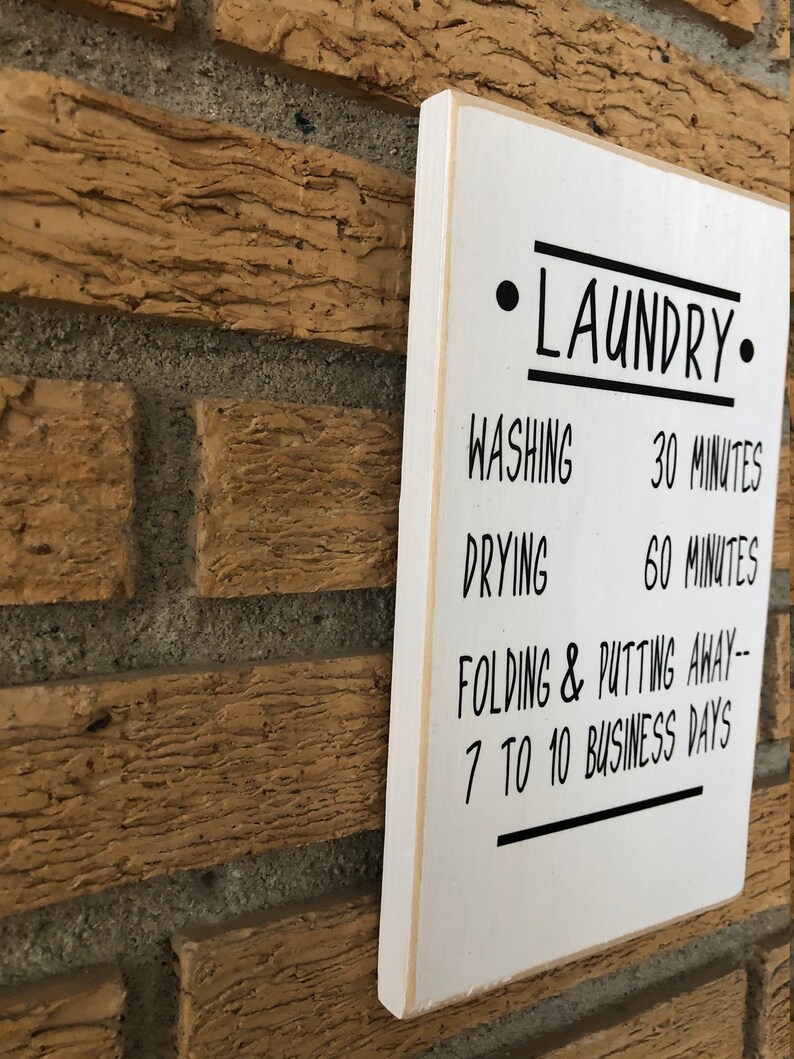 Funny Laundry Room Shelf or Wall Sign. Laundry Room Decor. | Etsy