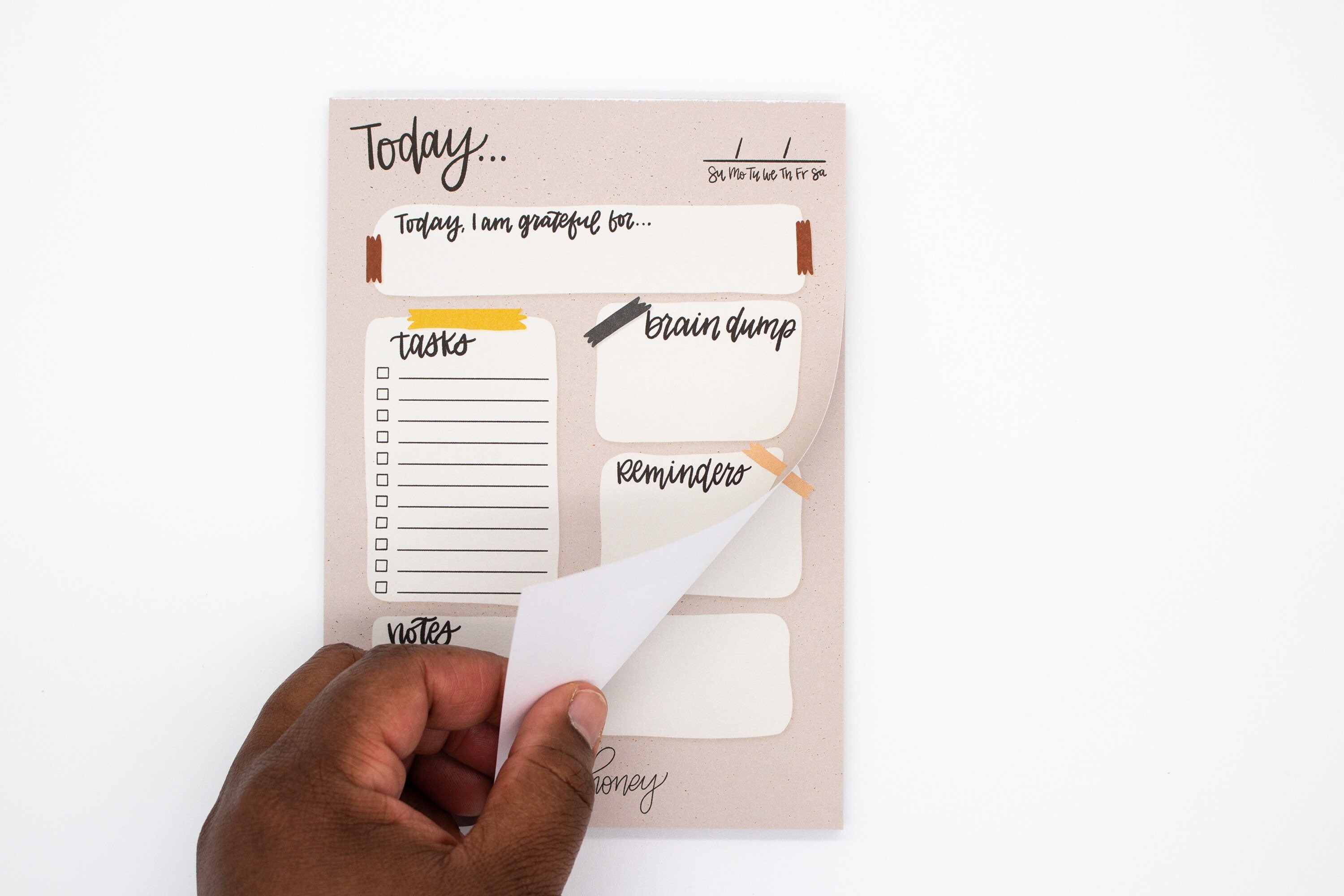 Daily Notepad | 5x7 Notepad | Gratitude | to Do List | Notes ...