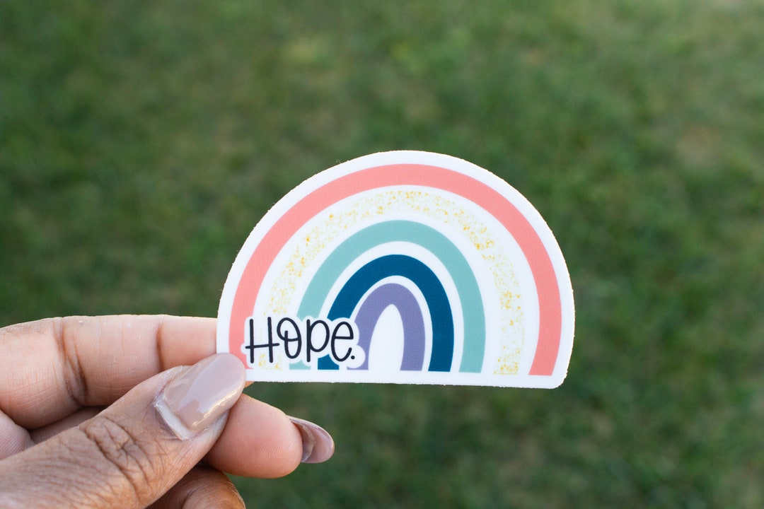 Hope Rainbow / Christian Sticker / Religious Sticker / Inspirational ...