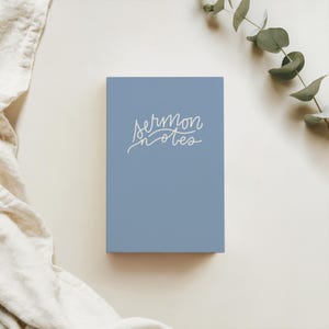 Sermon Notes: Church Notes | Bible Study | Christian Notebook | 52-Week Journal | Grow Your Walk With God | Church Notes | Spiritual Growth