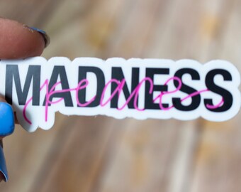 Even in Madness, there is Peace / Christian Sticker / Religious Sticker / Inspirational /Waterproof / Laptop Sticker /  Diecut / Waterbottle