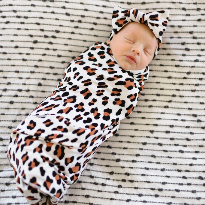 Matching robe and swaddle set girlMommy and me first outfit Etsy