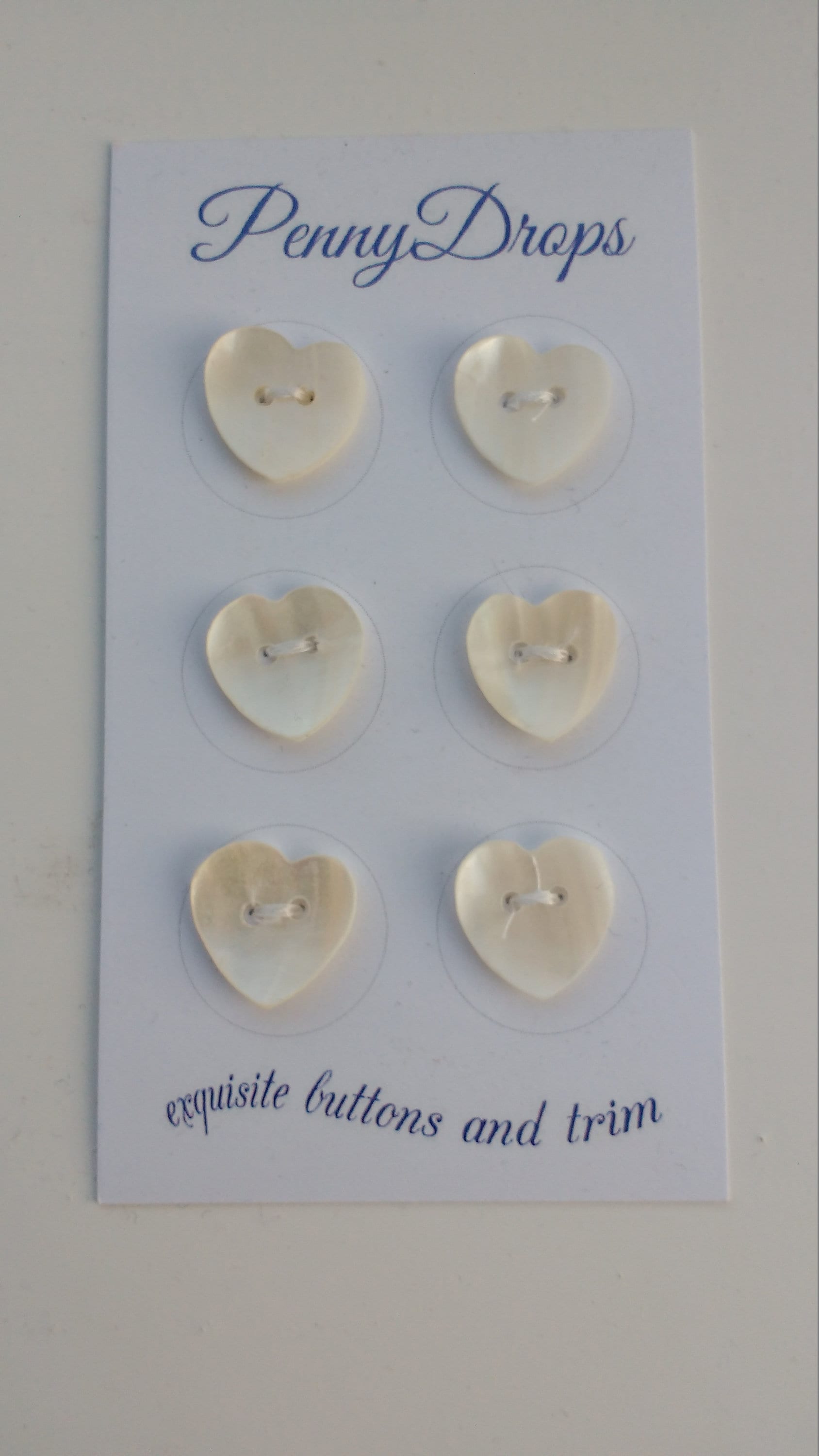 Heart Buttons, Shell Heart Buttons - Etsy