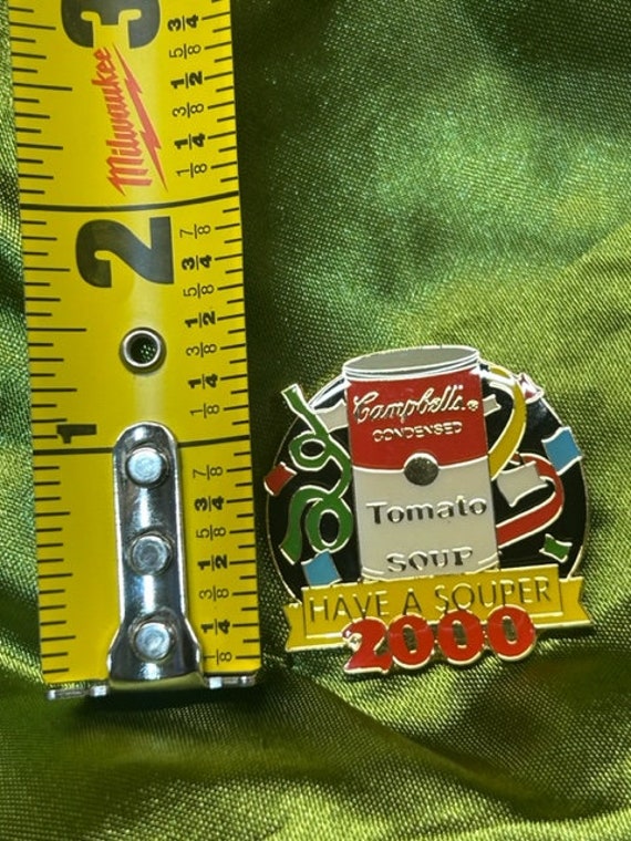 Campbells Tomato Soup Collectors Pin New Years Pi… - image 2