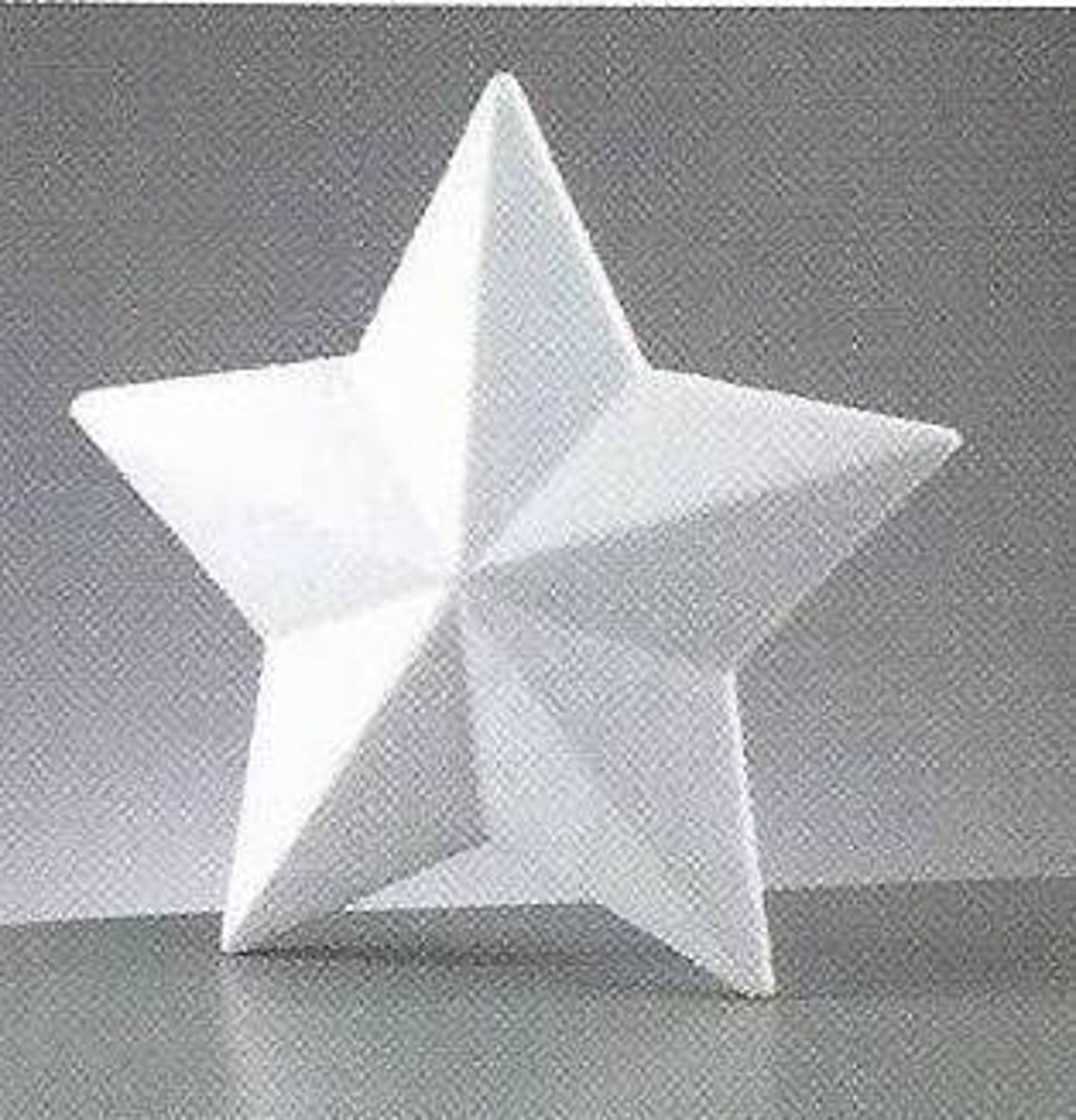 1 styrofoam shape star angular 150 mm Etsy