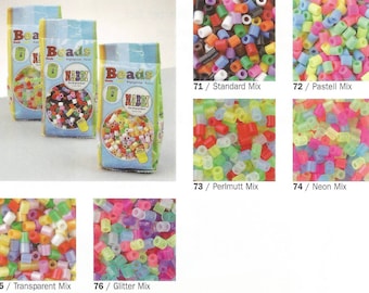 VENTE!!! 1 pièce de perles thermocollantes Nabbi mix 5/5 mm 1100 pièces.