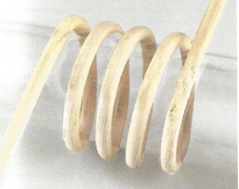 Tube en osier, n° 4, diamètre 2,2 mm, 125 g, 65 m