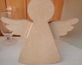 1 angel made of cardboard 15 cm