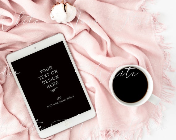 Blogger Ipad Mockup Psd Template To Show Your Work