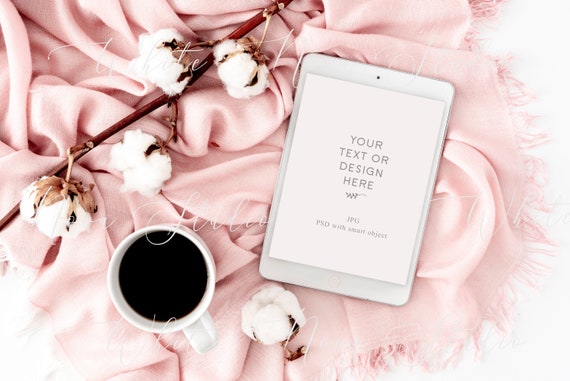 Cozy Winter Ipad Mockup Psd Template To Show Text Cozy Winter Ipad Mockup Psd Template To Show Text