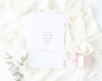 Stationary Card Wedding Card Mockup Styled Stock Photography Modern Feminine Pink Weddings Card Invitation Psd Smart Object 075 Free Realistic 3d Logo Mockup