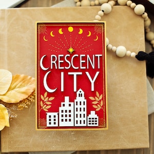 Crescent City Sign, ACOTAR, SJM Sign, booktok sign, smut reader, booktok merch, ACOTAR Sign, bookshelf decor, bookshelf sign