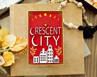 Crescent City Sign, ACOTAR, SJM Sign, booktok sign, smut reader, booktok merch, ACOTAR Sign, bookshelf decor, bookshelf sign