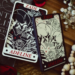 Zade Adeline Tarot Card Sign, Haunting Adeline Sign, HD Carlton Merch, booktok, smut reader, HD Carlton, gift for readers, bookshelf sign