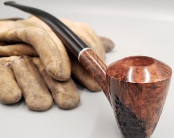 Herb Pipe - "Indica Jones" by CDXX Pipes - Freehand Briar Burl Herb Pipe
