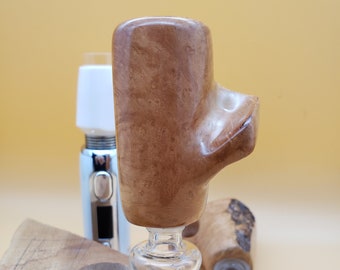 Neo - Briar Burl Bowl with 14mm Glass Joint for use with the Neo by Prrl Labs