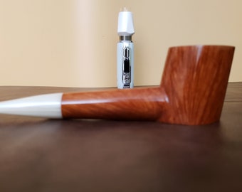 Neo Herb Pipe - "Dr. George Zeller" by CDXX Pipes Freehand Briar Burl Herb Pipe for the Neo by Prrl Labs