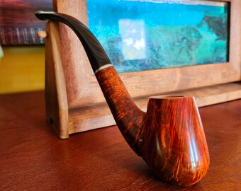 Herb Pipe - "Manish Gambino" by CDXX Pipes - Freehand Briar Burl Herb Pipe