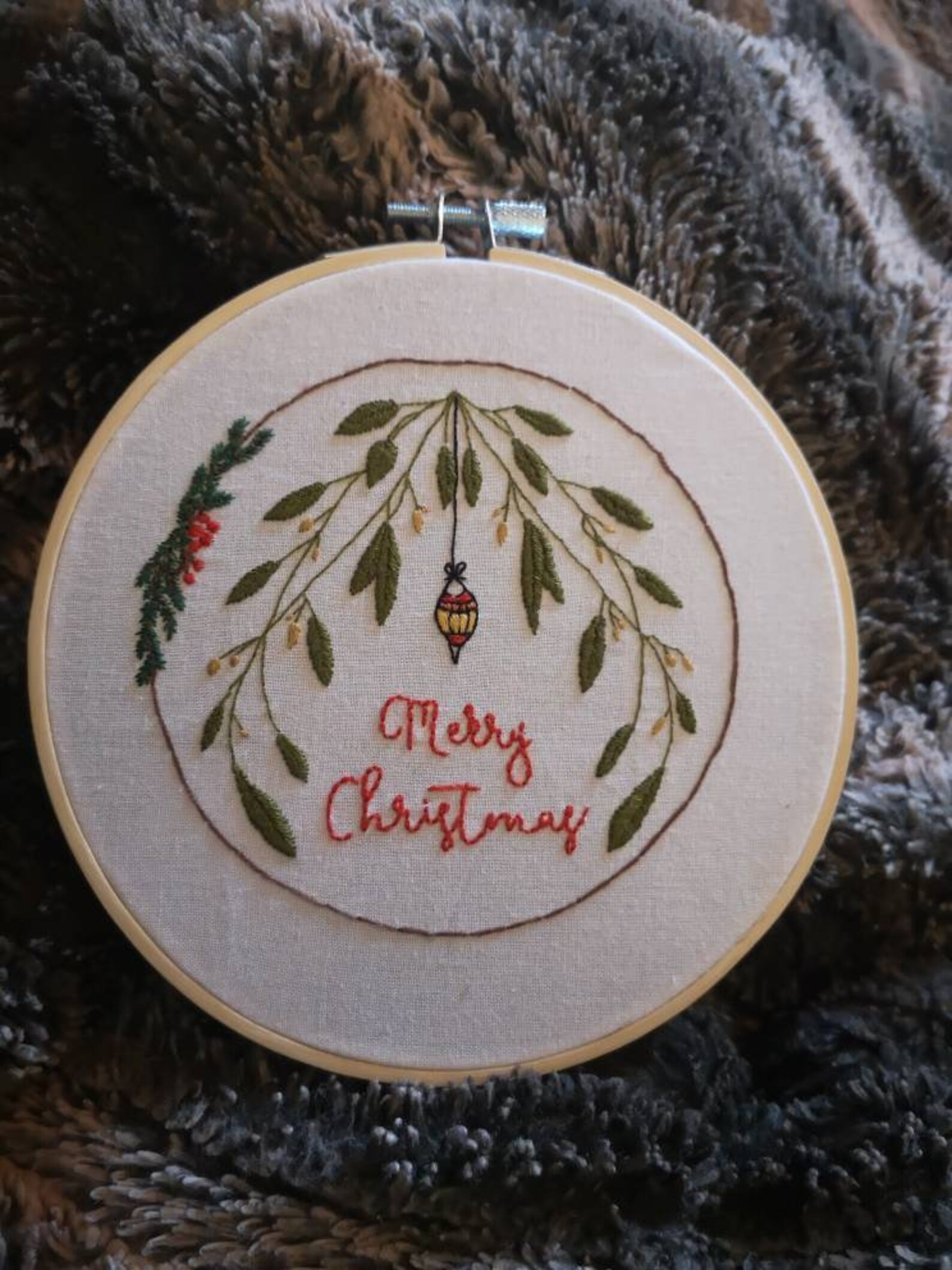 Merry christmas embroidery hoop art  etsy Merry christmas embroidery hoop art  etsy