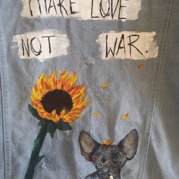 Make Love Not War - Etsy