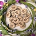 Customized Logo Product tags, personalized wood buttons for knitted and crochet items, buttons for handmade items, custom logo wooden button 